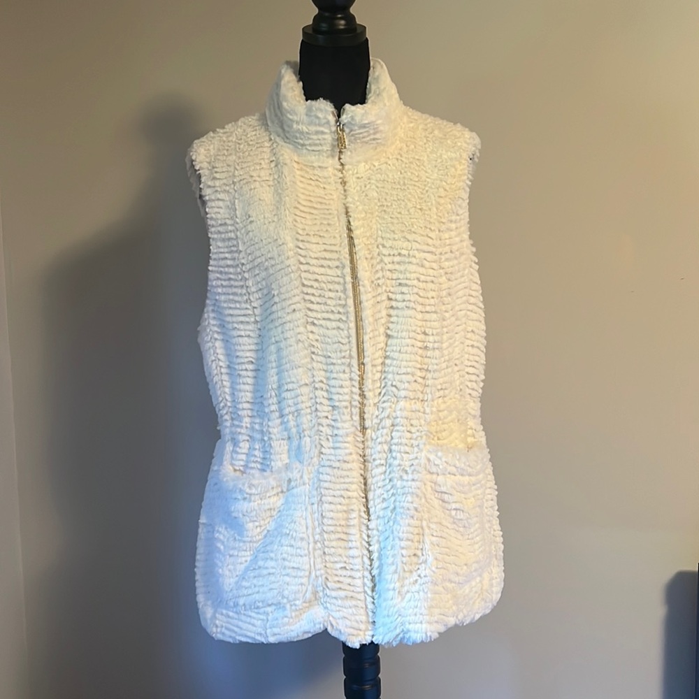 White Puffer Vest